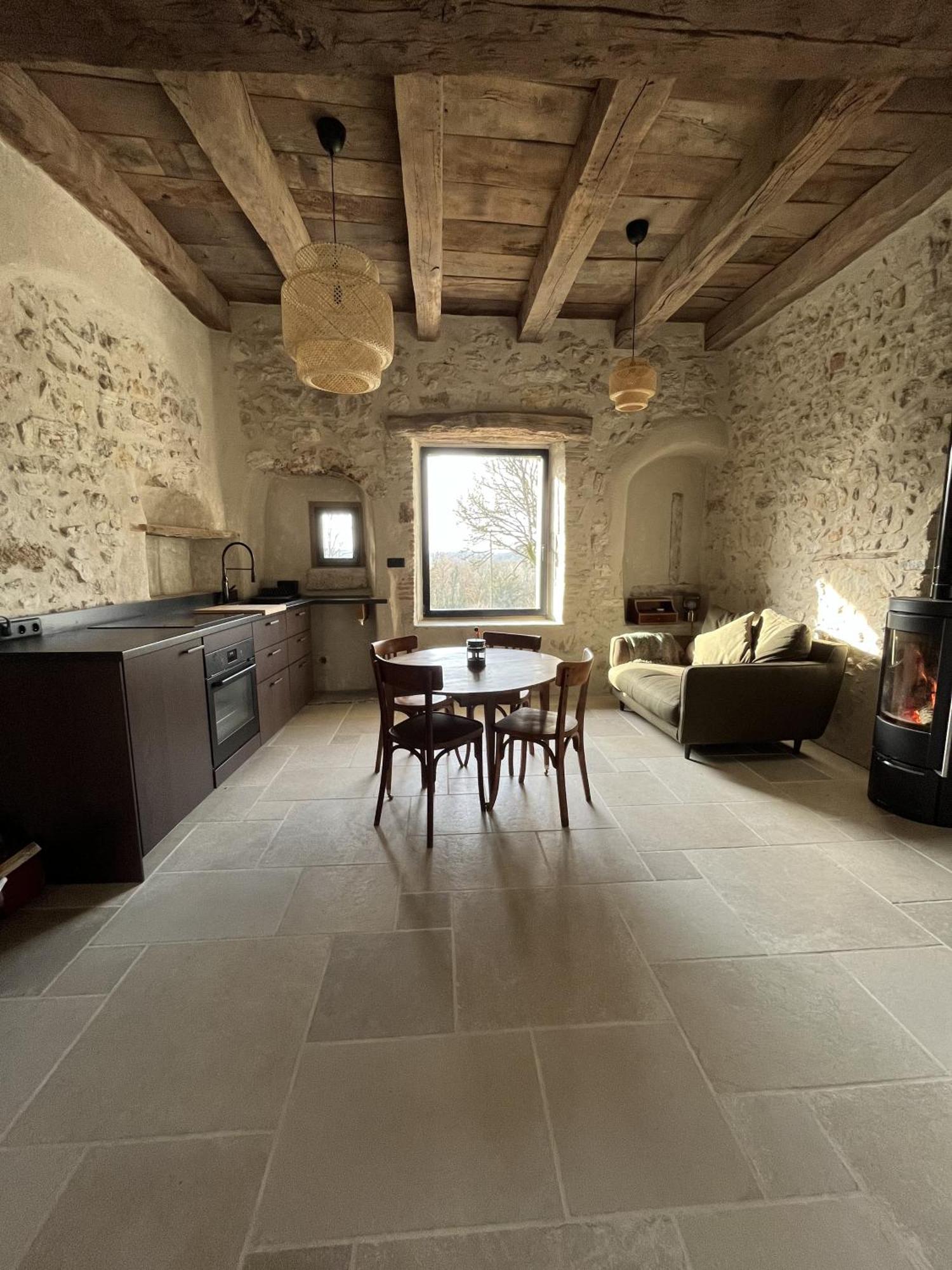 Dans Vieille Ferme Bugiste Appartement *